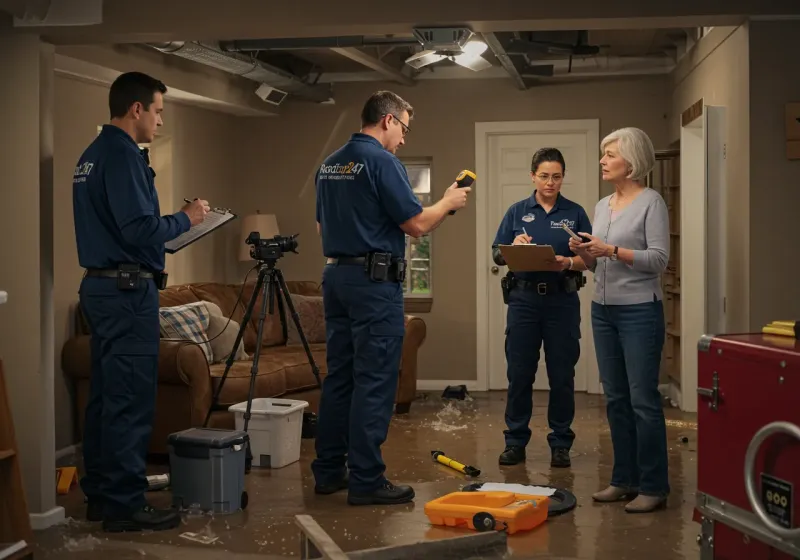 Water Damage Assessment and Insurance Documentation process in English, IN