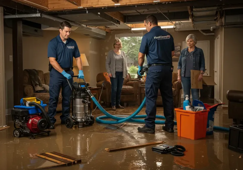 Basement Water Extraction and Removal Techniques process in English, IN